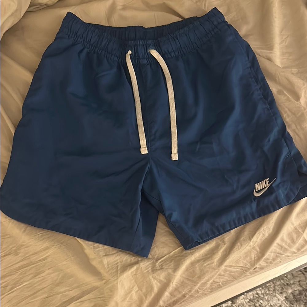 Nike Royal Blue Shorts with White Accents